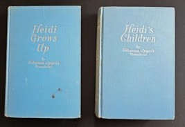 Heidi Grows Up 1938 And Heidi&#39;s Children 1939 By Johanna Spyri&#39;s Translator Set  - £31.13 GBP