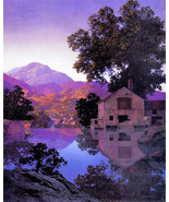 Mill Pond 22x30 Hand Numbered Ltd. Edition Maxfield Parrish Art Deco Print - $120.00