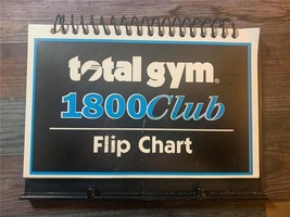 Total Gym 1800 Flip Chart ONLY - £19.53 GBP