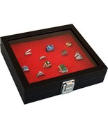 New 36 Pins Buttons Badges BOX RING CASE storage display New - £22.25 GBP