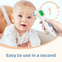 Non-contact Infrared Forehead Thermometer, Thermometer With Fever Alarm - £14.38 GBP