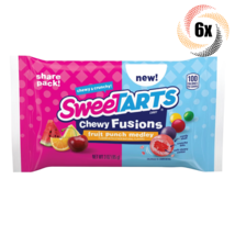 6x Bags Sweetarts Chewy Fusions Fruit Punch Medley Candy | 3oz | Chewy & Crunchy - £18.26 GBP