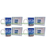4 X BRAND NEW Smithsonian Vintage Travel 12 oz Mug - New York Atlanta - $49.49