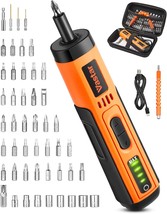 With Its Four Torque Settings, 49-In-1 Cordless Rechargeable Screwdriver With - $44.96