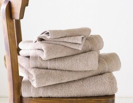 Luxury Quality 100% Cotton 6 Pieces Towel Set Super Soft Bath Hand Face Towels - £13.82 GBP