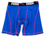 Puma Blue &amp; Pink Boxer Brief 9&quot; Inseam Underwear Men&#39;s Size M - £23.86 GBP