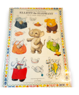 1987 Elliot The Elephant Paper Doll Set By Judy M. Johnson Merrimack Sea... - €8,68 EUR