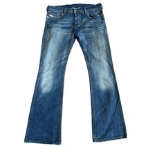 Vintage Diesel Men’s Zathan Jeans Sz 32 Bootcut Flare Whiskers Distresse... - $1,843.16 MXN