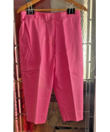 Astra Classic Womens Capri Pants Pink Stretch Size 10 - $12.03 CAD