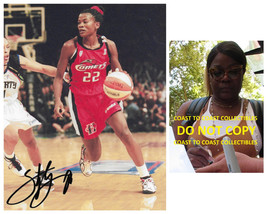 Sheryl Swoopes signed Houston Comets basketball 8x10 photo COA proof.aut... - £85.65 GBP