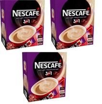 Nescafe 3 In 1 Chocolate Flavor Instant Coffee Mix 72 x 18 g Sticks 3 Packs - £44.26 GBP