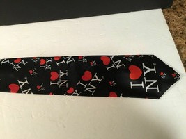 RMZZZ I Love New York Mens Red Whit Tie - $9.90