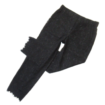 NWT J.Crew Tall Easy Pant in Black Lace Pull-on Straight Ankle Pants 6T - £35.17 GBP