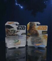 Hot Wheels Star Wars Mandalorian The Child &amp; Chewbacca Both Brand New - $271.24 MXN