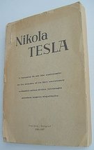 Nikola Tesla - Memorandum Book on the Occasion of His 80th Birthday [Paperback] - £393.66 GBP