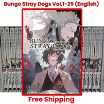 Bungo Stray Dogs Manga Comic English Version Volume 1-25 Set Kafka Asagi... - $31.63