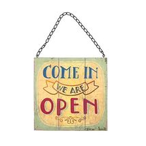 Jones Home and Gift Open Close Sign Metal Chain, Multi-Colour  - $20.00