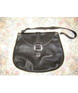 Cole Haan Large Black Pebbled Leather Handbag Bag - $151.20