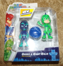 2020 PJ masks gekko + night ninja figures in the package new - £7.96 GBP