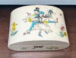Vintage Ballerina Jewelry Box Hand Painted Wood made in Japan - £40.29 GBP
