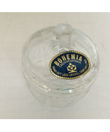 Vintage hand cut lead crystal Bohemia Czech art glass small glass contai... - £19.37 GBP