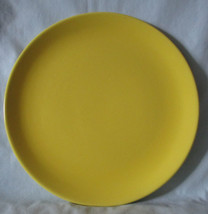 Gladding McBean El Patio Vintage Yellow Round Chop Plate or Platter 14 1/4&quot; - £21.27 GBP