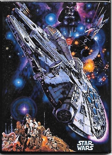 Star Wars Retro Millennium Falcon Poster Comic Art Image Refrigerator Ma... - $3.99