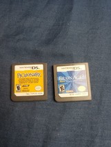 Nintendo DS Lot of 2 Game Brain Age 2 And Pictionary No Box Games Only - £30.91 GBP