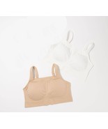 Breezies Seamless Square Neck Bralette Set of 2 in Large - £153.28 GBP
