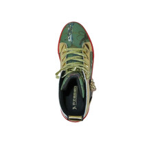 Mens High Top Shoes FIESSO by AURELIO GARCIA Chain Medusa Celebrity 2421 Green image 8
