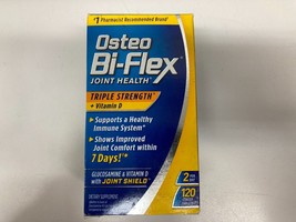 Osteo Bi-Flex Triple Strength+Vitamin C for Joint Health 120 Tabs Ex 4/26 - £15.39 GBP