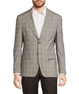 Tallia Verdello Men&#39;s Slim-Fit Wool Blend Suit Separate Jacket Cream/Bro... - $82.30 CAD