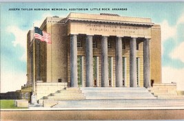 Joseph Taylor Robinson Memorial Auditorium Little Rock Arkansas Postcard - £7.71 GBP