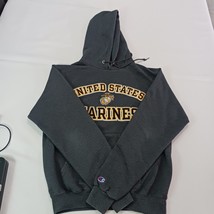 Champion RN#49314 United States Marines Hoodie Men’s Gray Hoodie Sweatshirt Sz S image 11