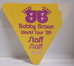 NEW EDITION / BOBBY BROWN - VINTAGE ORIGINAL CLOTH CONCERT TOUR BACKSTAG... - £7.96 GBP