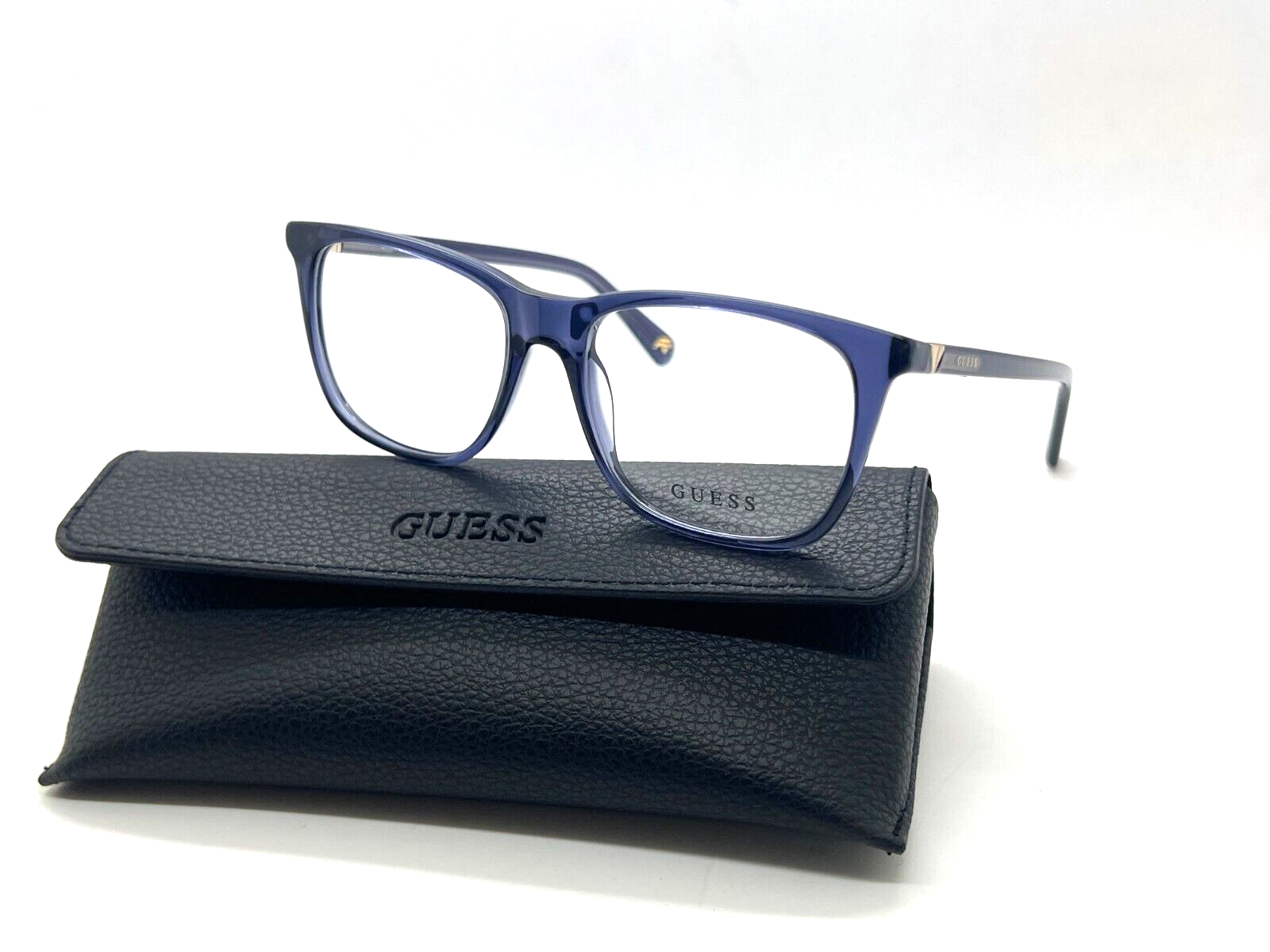 NEW Authentic GUESS GU5223 090 BLUE 52-16-145MM Eyeglasses FRAME - £27.24 GBP
