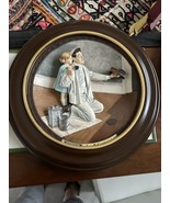 Norman Rockwell’s The Painter Collectors Plate In Wooden Frame Rare - $88.25 CAD