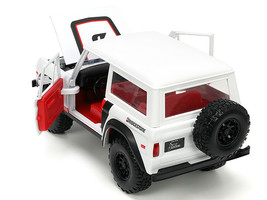 1973 Ford Bronco #008 White with Red and Black Stripes and Red Interior with ... - £37.21 GBP