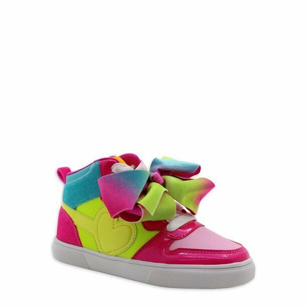 Nickelodon Jojo Siwa Toddler Girl Athletic Hightop Sneaker Size 12(LOC TUB-GS-2) - $49.49