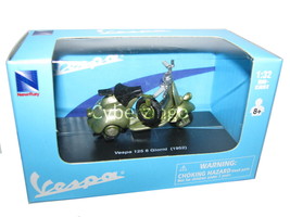 1952 1/32 Scale Vespa 125 6 Giorni Green Scooter Model NewRay - £9.58 GBP