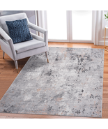 Grey Area Rug: 8x10 Stain-Resistant Rug - $230.14 CAD