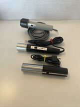 LOT OF 3 Vintage Corded Microphones. Sony F-25S,  Piezo Dynamic , Ampex 242 - $39.34
