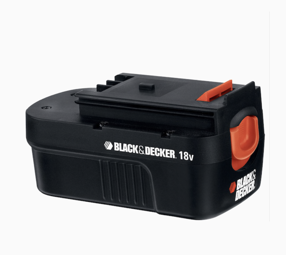 Black & Decker 18-Volt 1.5 Amp-Hour Nickel Cadmium (NiCd) Power Tool Battery - $59.95
