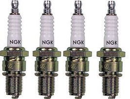 4 New NGK CR8EH-9 Spark Plugs For 1998-2001 Honda VFR800FI VFR 800 Inter... - £40.79 GBP