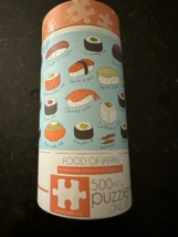 SUSHI PUZZLE 500 Pieces PUZZLE Foodies Sushi Lover Rare Puzzle Gifts FUN... - $775.07 MXN