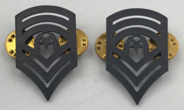 Two (2) Vintage Command Sergeant Major CSM Army Black Pin Ken Nolan New USA DS - $9.49