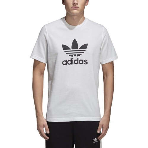 adidas Originals Men Trefoil Tee T-Shirt CW0710 White Size Small Item image 5