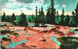 Thumb Paint Pots Yellowstone National Park UNP DB Postcard Ed Mitchell E5 - £5.92 GBP