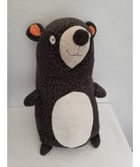 Pillowfort Woodland Forest Bear Plush Stuffed Animal Dark Grey 16&quot; - £23.34 GBP