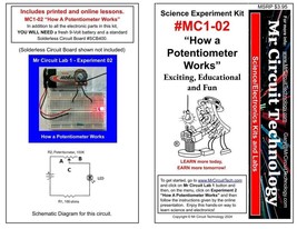 MC1-02 ** Mr Circuit Science ** Experiment Kit -How A Potentiometer Works - $3.91